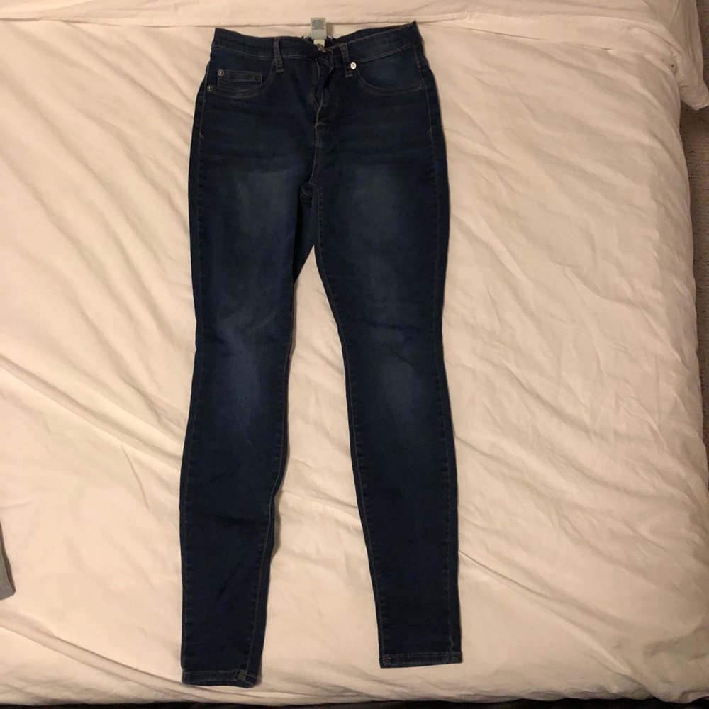 Mudd super high rise dark skinny jeans/jeggings